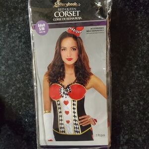 Red Queen Corset- Halloween- Size S/M- New- RRR Halloween Acc